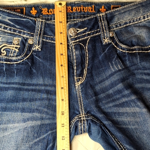 Rock Revival Woman's Low Rise Allegra Ankle Skinny Jeans Size 30. - Picture 14 of 16
